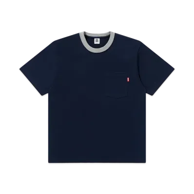 BlackEyePatch HWC Pocket Ringer Tee "Navy"