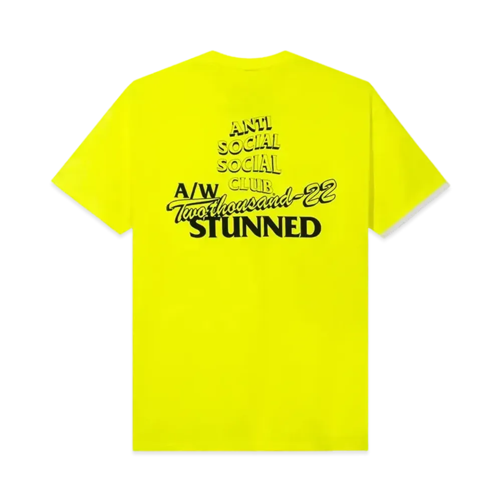 ANTI SOCIAL SOCIAL CLUB FA22 Stunned Safety Green Tee "Safety Green"