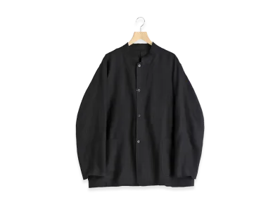 COMOLI Kanapa Stand Collar Jacket "Black"