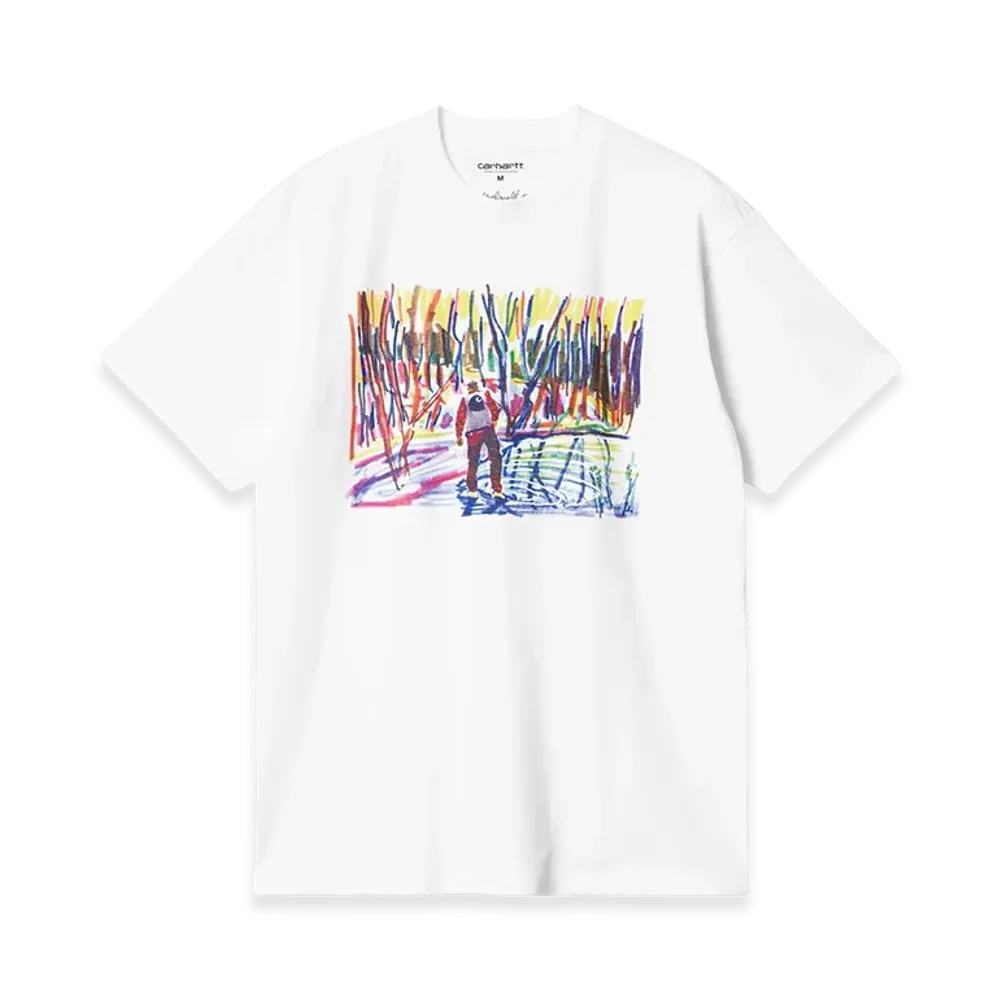 Carhartt WIP Ollie Mac Icy Lake T-Shirt "White"