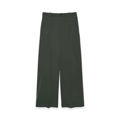 Graphpaper x YOKE 3Pleated Wide Trousers "Green"