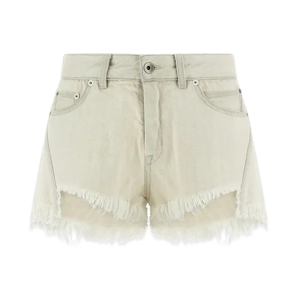 Rick Owens Women's 'bias Cutoffs' Shorts "Neutrals"