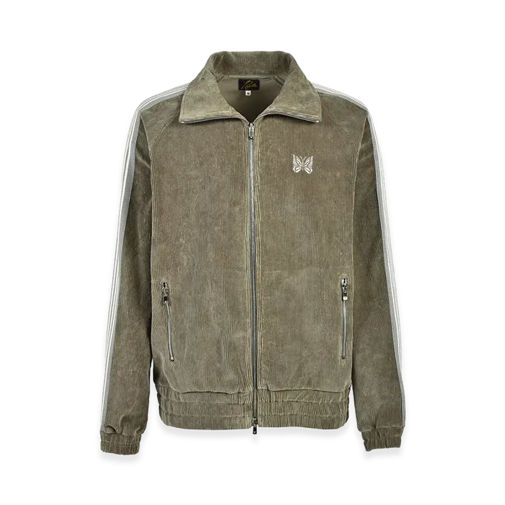 NEEDLES x NUBIAN Track Jacket - Corduroy "Greige"