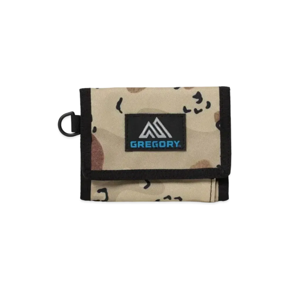 GREGORY x BEAMS Trifold Wallet "Choco Chip Camo"