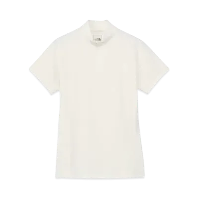 The North Face Short Sleeve Flash Dry 3D Zip Up "Off White"