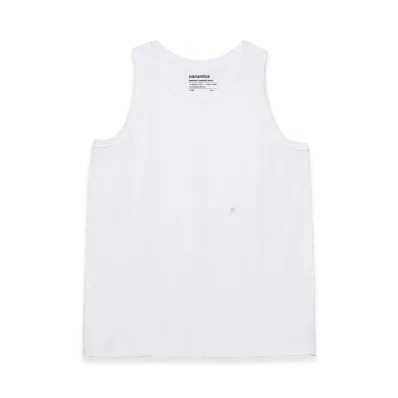 nanamica Loopwheel Coolmax Jersey Tank "White"