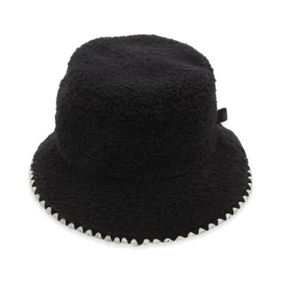 UGG Fluff Scalloped Hat "Black"