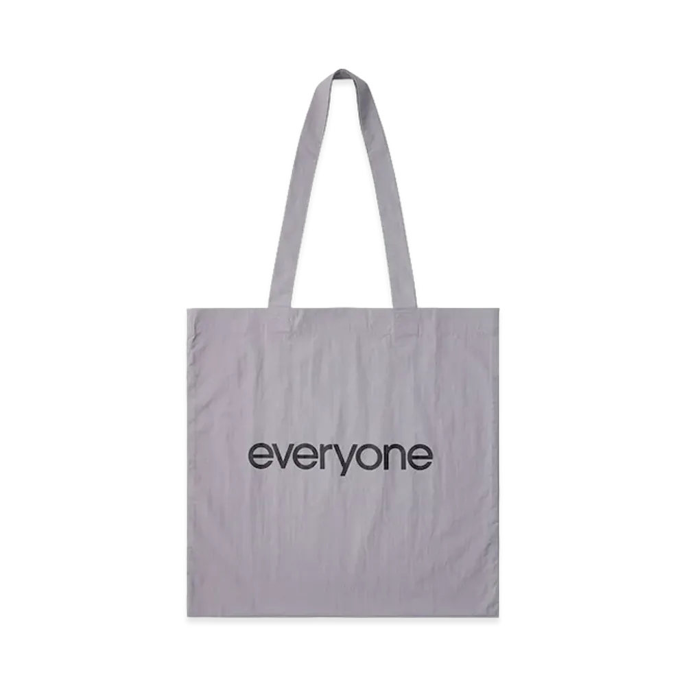 everyone Nylon Logo Tote Bag "Gray"