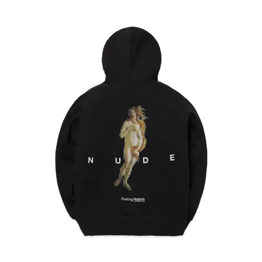 FR2 Pixelated Nude Hoodi "Black"