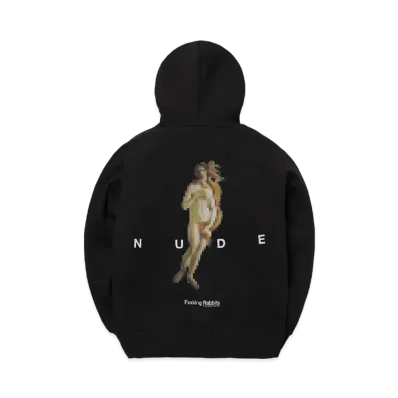 FR2 Pixelated Nude Hoodi "Black"