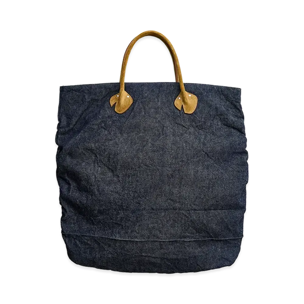 NICENESS T.Aphex Raw Denim NN Shirring Bag "Indigo"