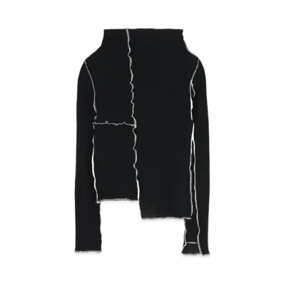Yohji Yamamoto Y's RIVER TEREKO OFF NECK "Black"