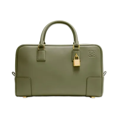 LOEWE Amazona 28 Bag In Nappa Calfskin "Avocado Green"