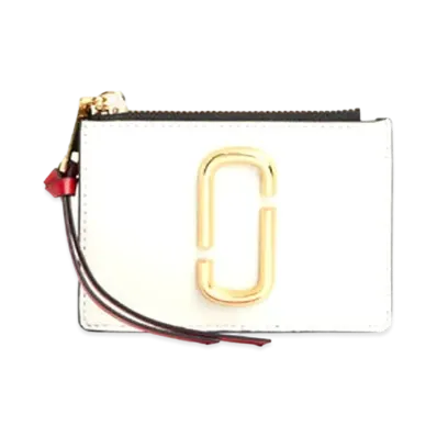Marc Jacobs The Snapshot Top Zip Multi Wallet "Coconut Multi"