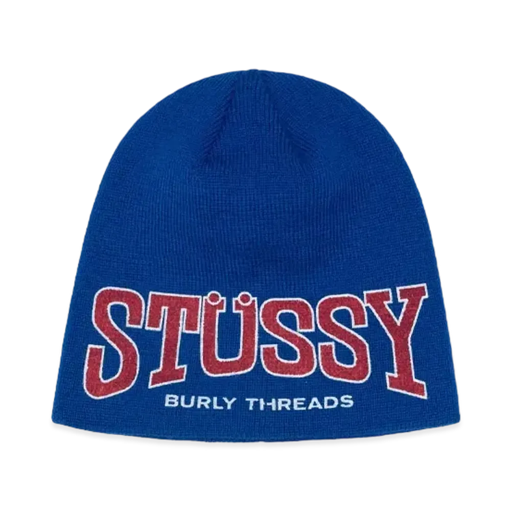 Stussy Skullcap Burly Threads "Blue"