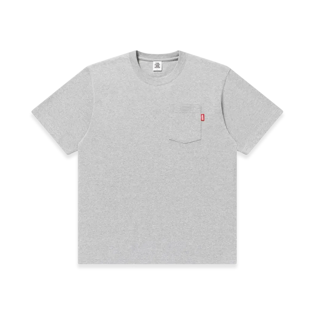 BlackEyePatch Heavy Weight HWC Pocket Tee "Heather Gray"