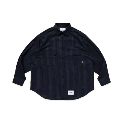 WTAPS WCPO 01 / LS / Plra. Twill. Textile "Navy"
