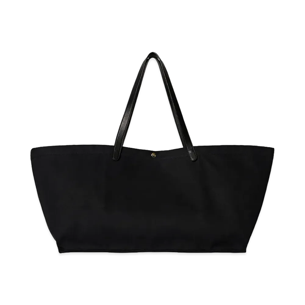 The Row Women's XL Idaho Cotton Bag "Black"