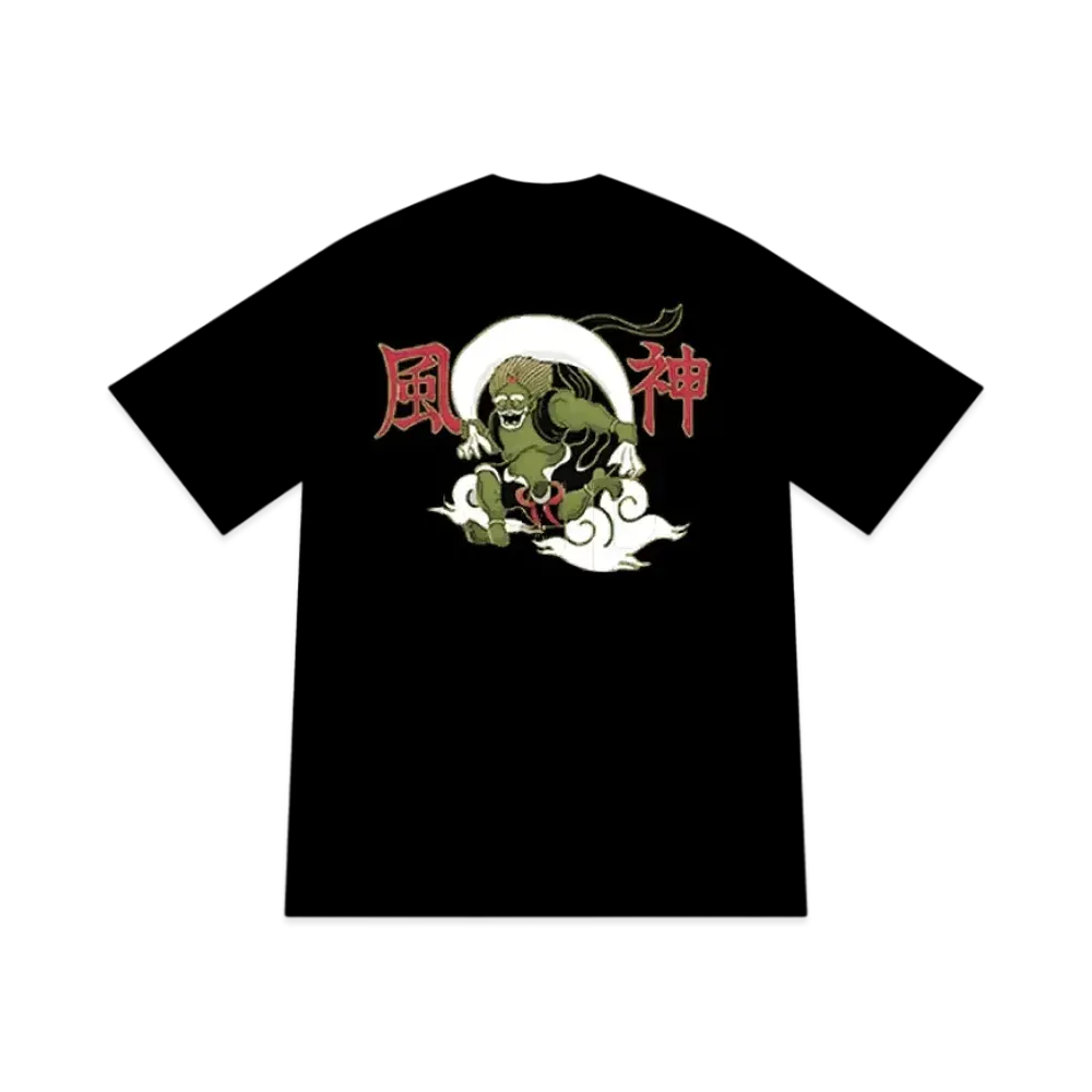 Kazedensetsu Bukkomi no Taku Huuzin T-Shirt "Black"