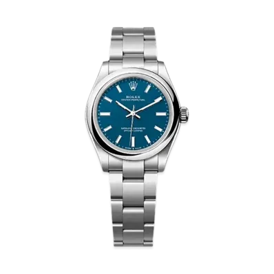 ROLEX Oyster Perpetual 31mm Oystersteel 277200 "Bright Blue"