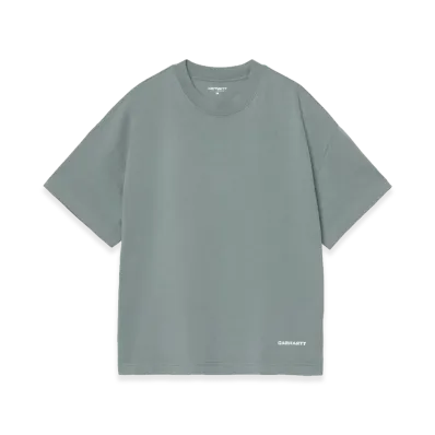 Carhartt WIP S/S Link Script T-Shirt "Velvet Green/White"