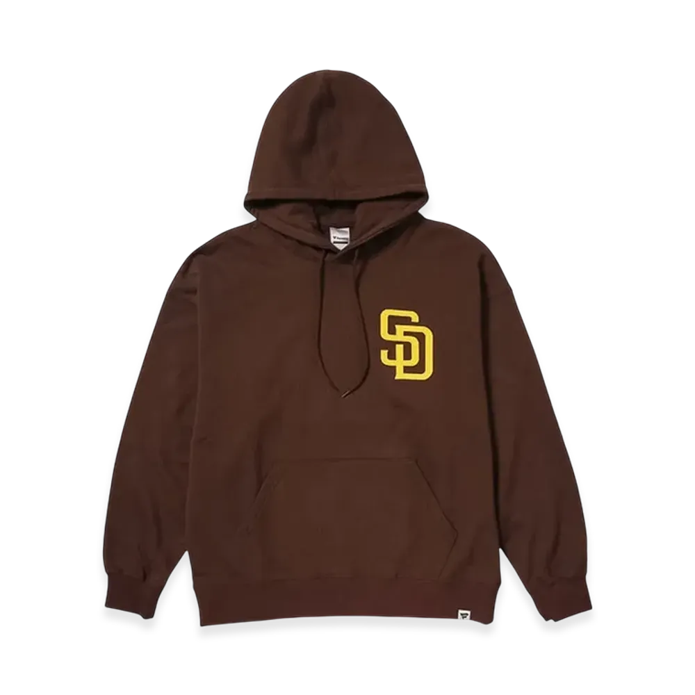 MLB Standard Emblem Logo Hoodie "Brown"