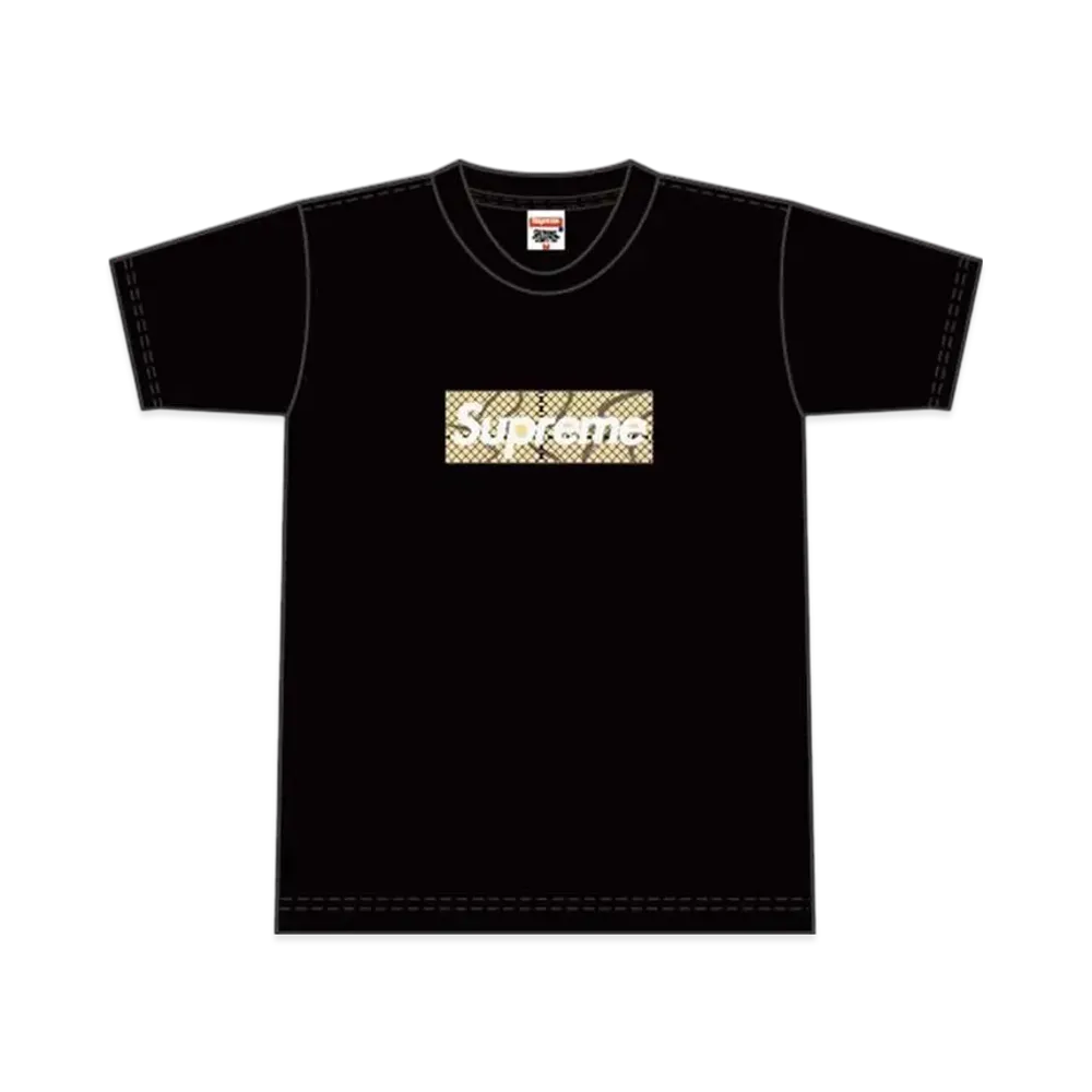 Supreme Snake Skin Box Logo Tee "Black"