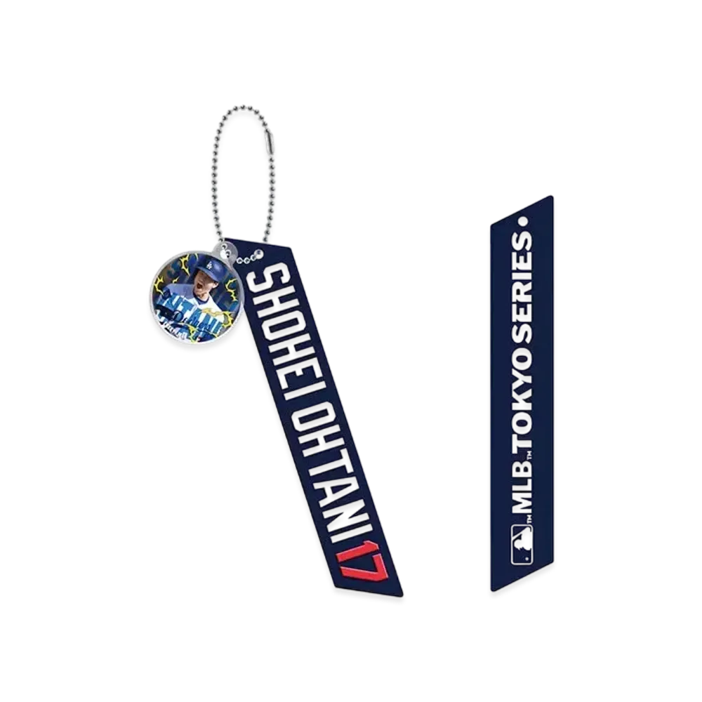 MLB Dodgers Shohei Otani Tokyo Series Opening Game Rubber Keychain A