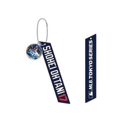 MLB Dodgers Shohei Otani Tokyo Series Opening Game Rubber Keychain A