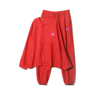 Needles Pajama Set - L/R Canvas "Red"