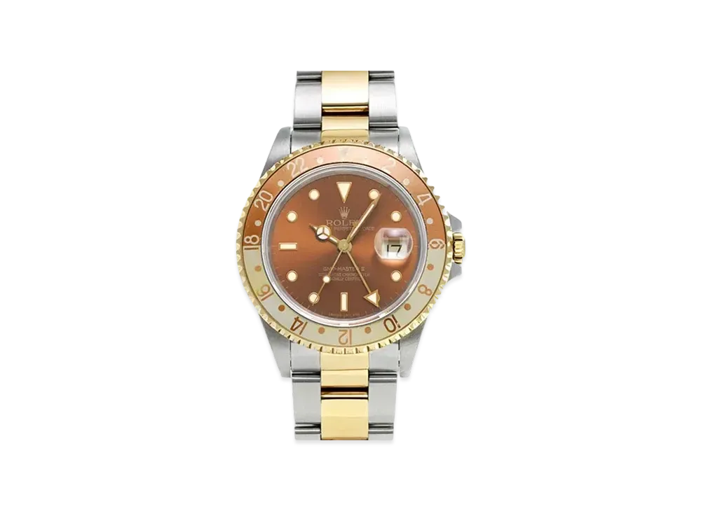 ROLEX GMT Master II "Brown/Stainless Steel/Yellow Gold"