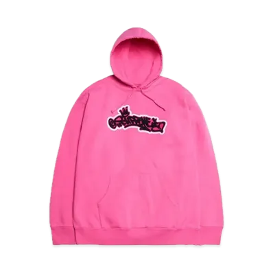 Supreme Handstyle Hooded Sweatshirt "Magenta"