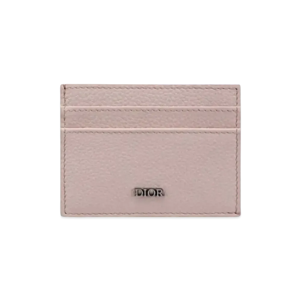Dior Cow Leather Card Holder "Light Pink"