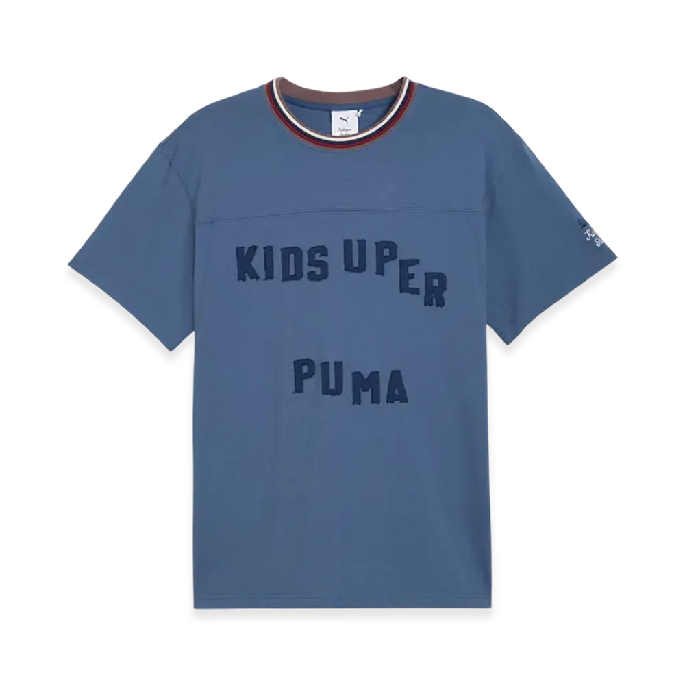 Puma x KidSuper Studios Graphic Print Tee "Dark Indigo"