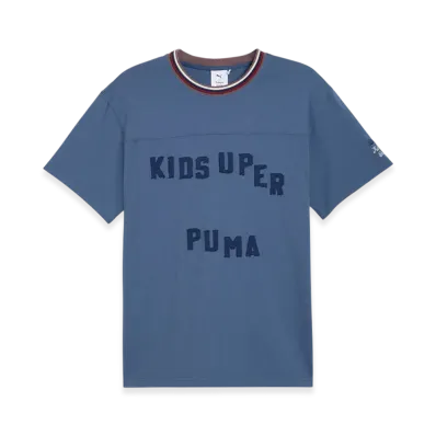 Puma x KidSuper Studios Graphic Print Tee "Dark Indigo"