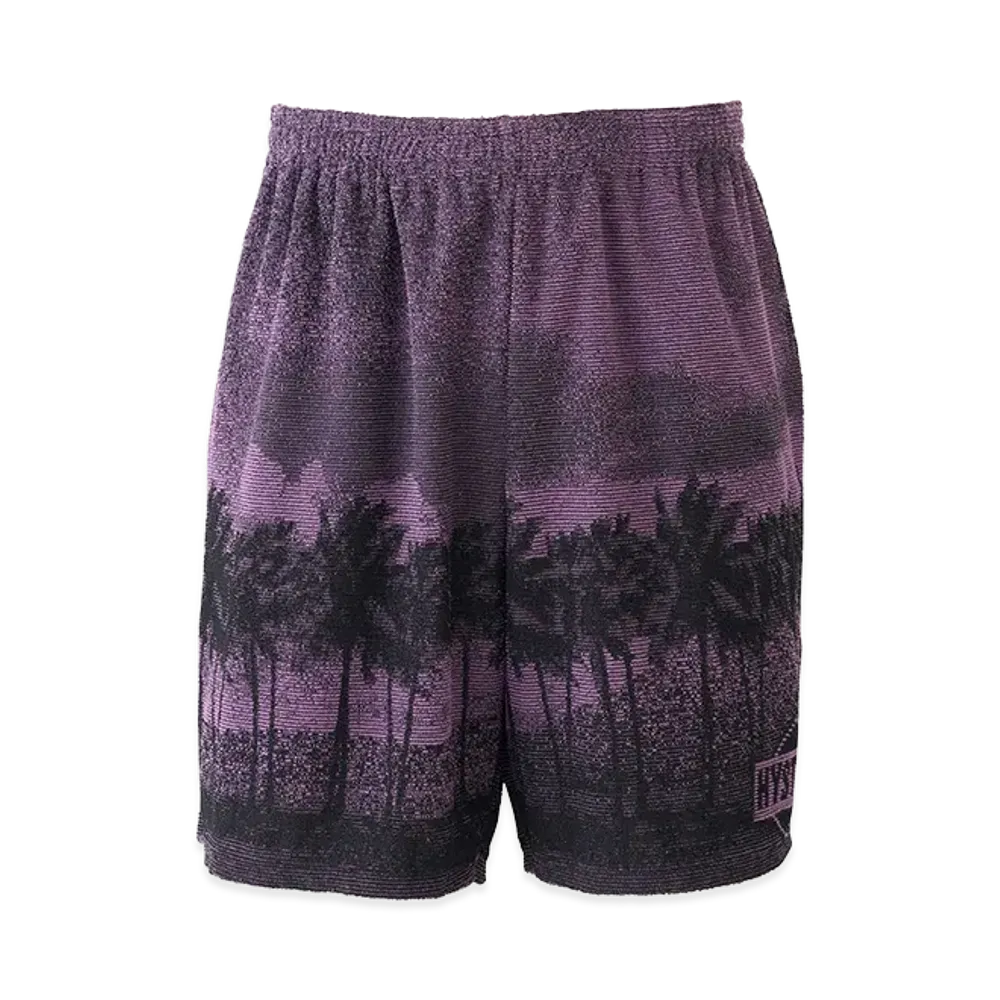 HYSTERIC GLAMOUR Thrills And Delights Jacquard Shorts "Purple"