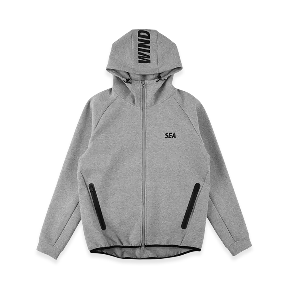 WIND AND SEA Ponte Sweat Jacket "Gray"
