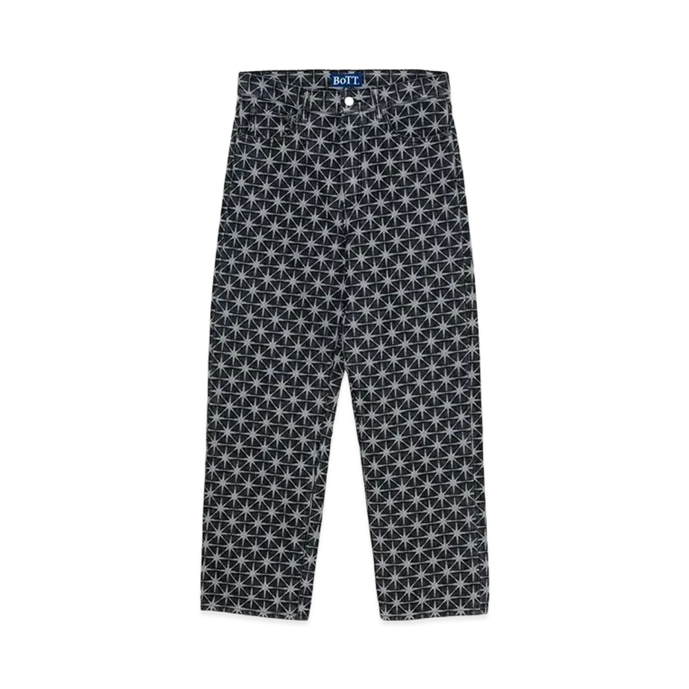BoTT Sparkle Monogram Jean "WashedBlack"