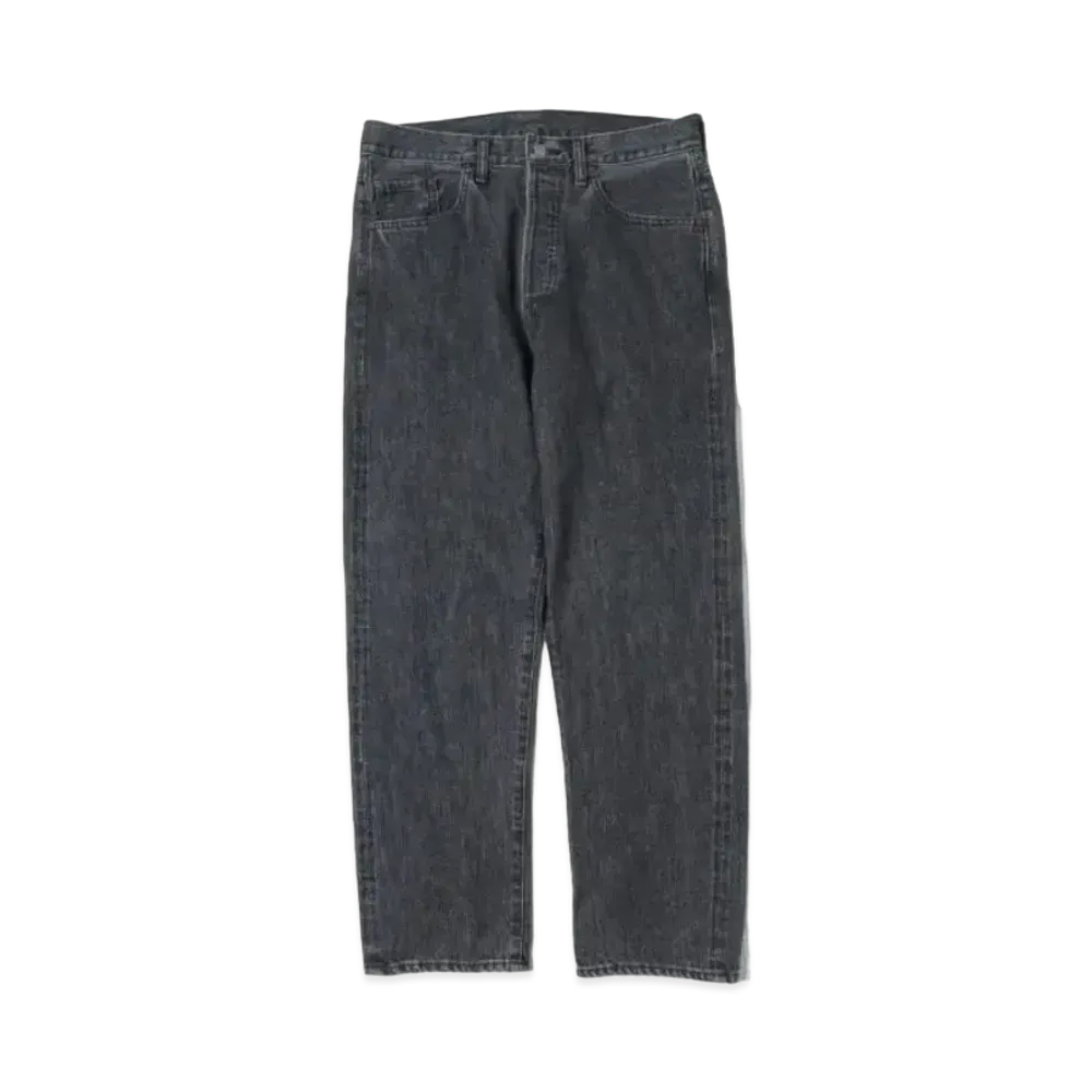 A.PRESSE Washed Denim Pants E "Black"