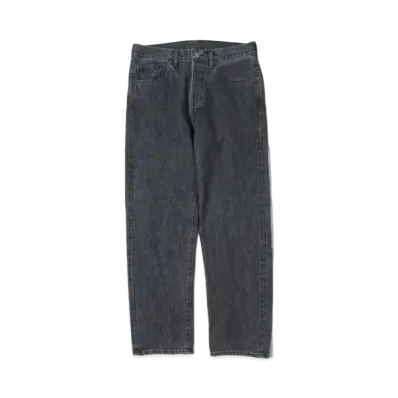 A.PRESSE Washed Denim Pants E "Black"