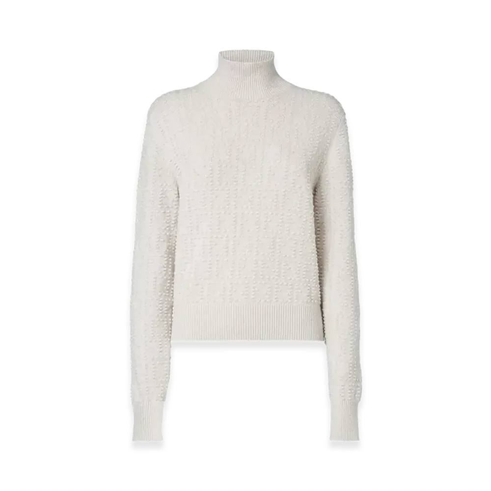 FENDI Women's Pon Pon Sweater "Beige"