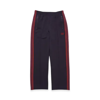 NEEDLES Straight Track Pants Poly Smooth "Dark Purple"
