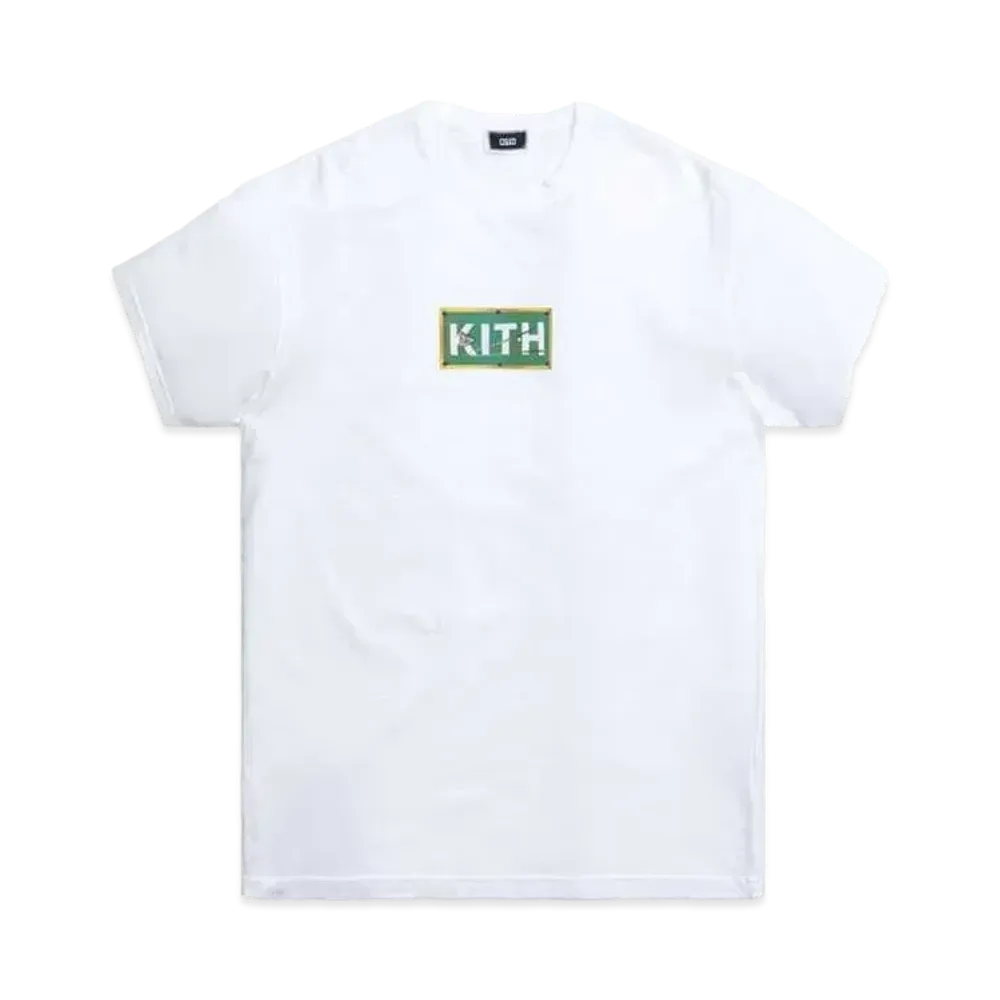 Kith Billiards Classic Logo Tee "White"