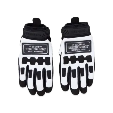 NEIGHBORHOOD RACING / ENP-GLOVE "White"