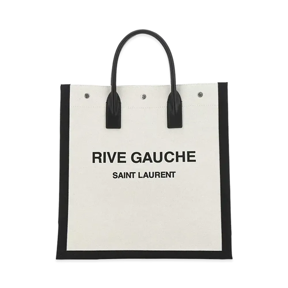 Saint Laurent Two-Tone Canvas Rive Gauche Shopping Bag "Multicoloured"