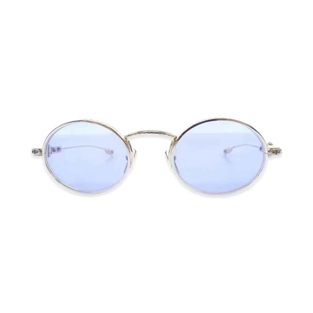 Chrome Hearts HONEY DIPPED Sunglasses "Gold/Silver/Blue"