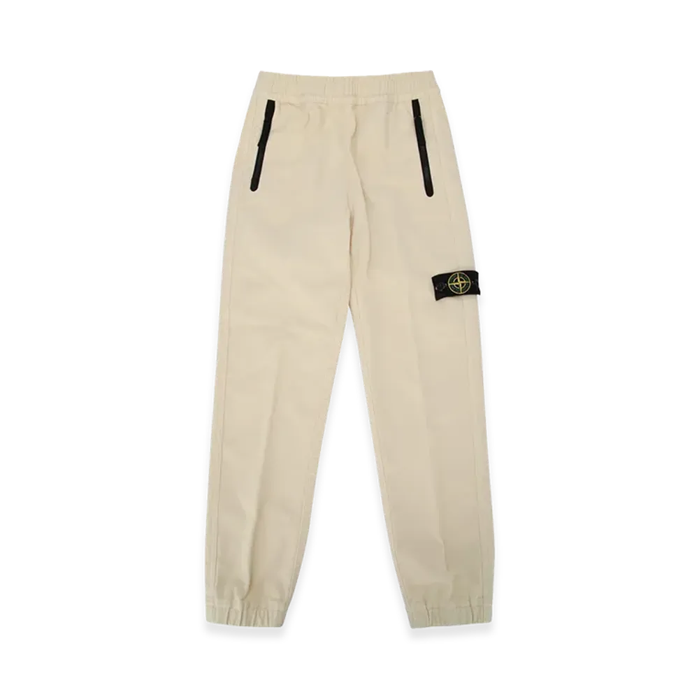 Stone Island Kids Trousers "White"