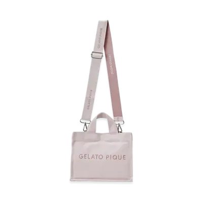GELATO PIQUE Canvas Logo Shoulder Bag "Pink"