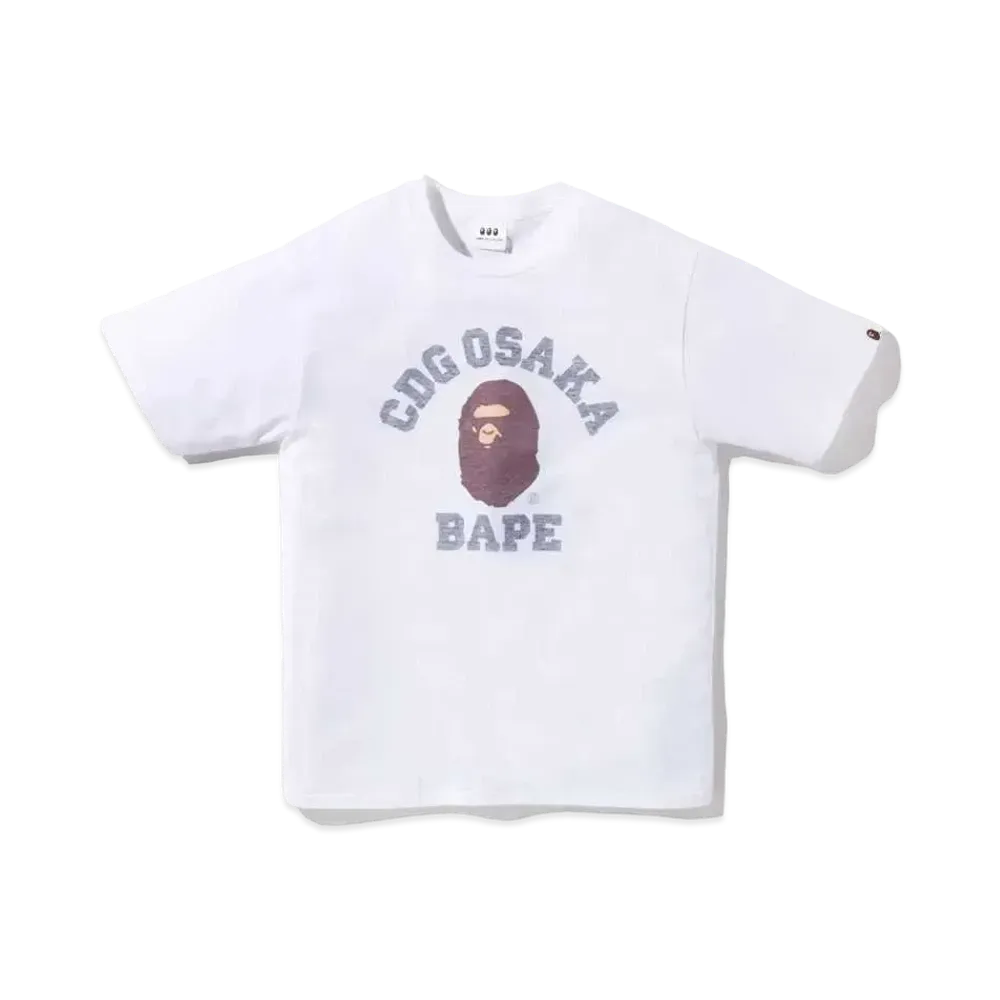A BATHING APE CDG OSAKA TEE #3 "White"