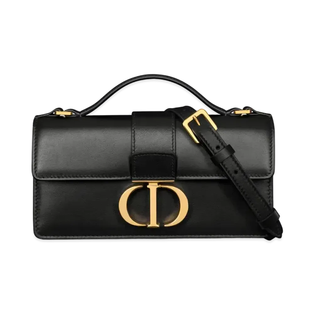 Dior Miss Montaigne Mini Bag Smooth Calfskin "Black"